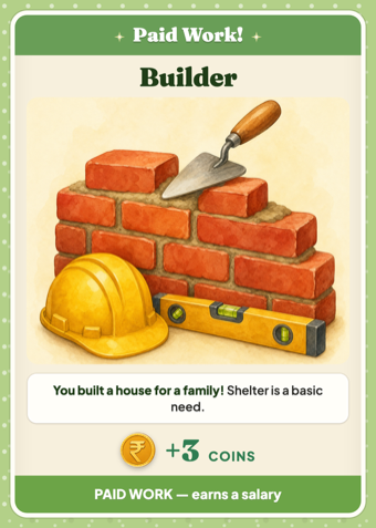 Builder game card